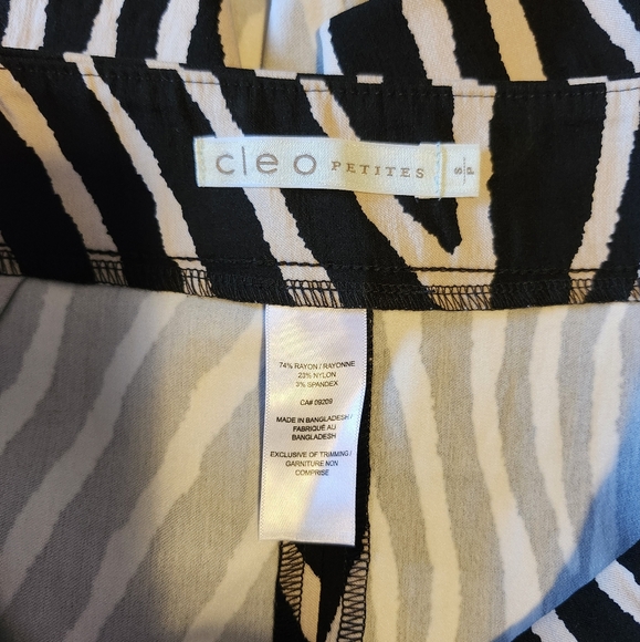 Cleo zebra print high-waisted stretch pencil skirt in size small - Picture 3 of 12